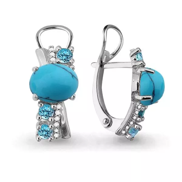 Серьги из серебра, артикул LV4442594А