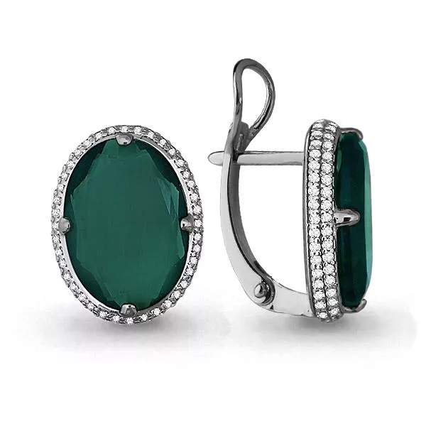 Серьги, серебро, артикул LV4442409А