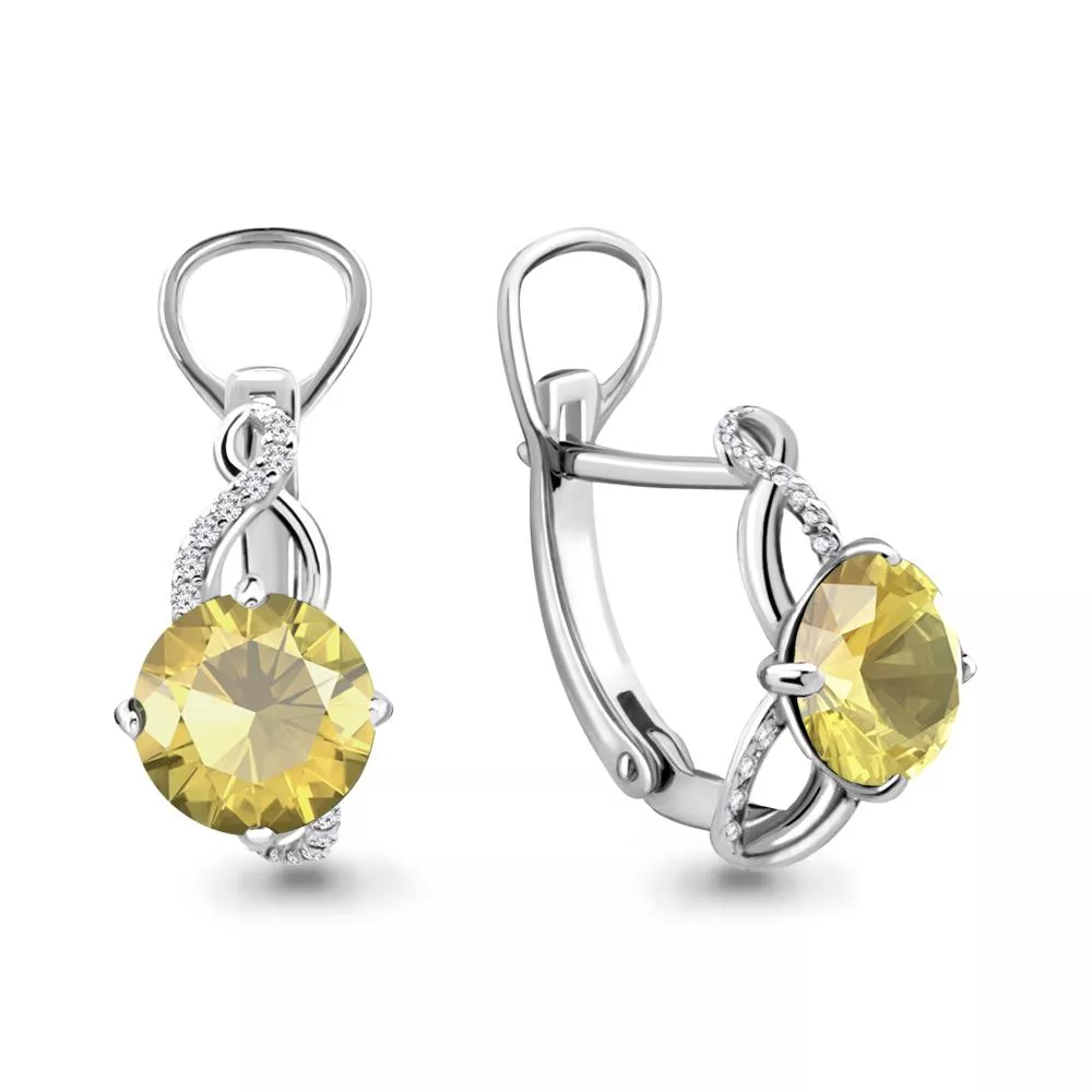 Серьги, серебро, артикул LV4441811А