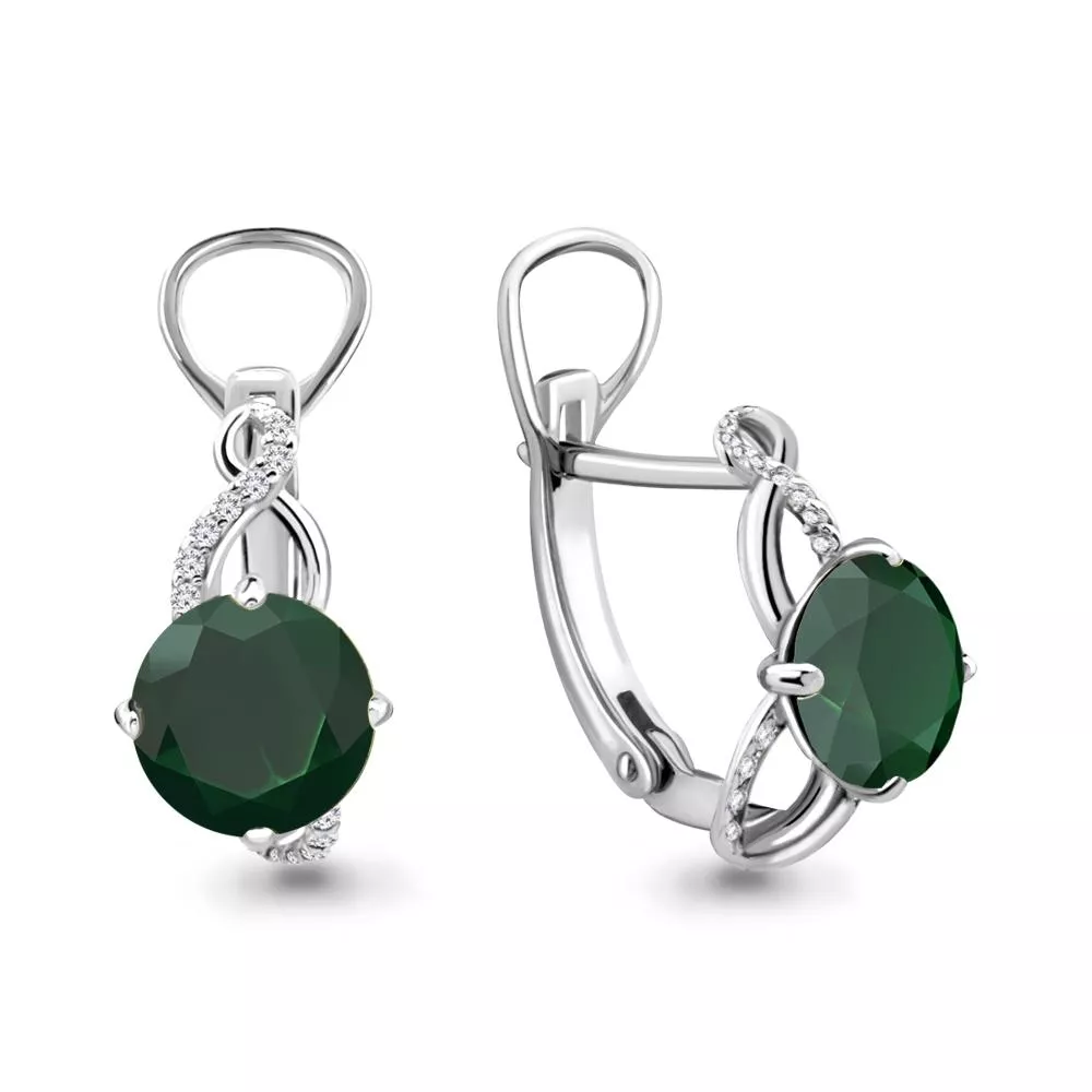 Серьги из серебра, артикул LV4441809А