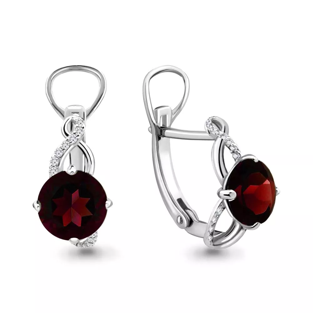 Серьги, серебро, артикул LV4441803А