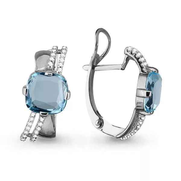 Серьги, серебро, артикул LV4441502А