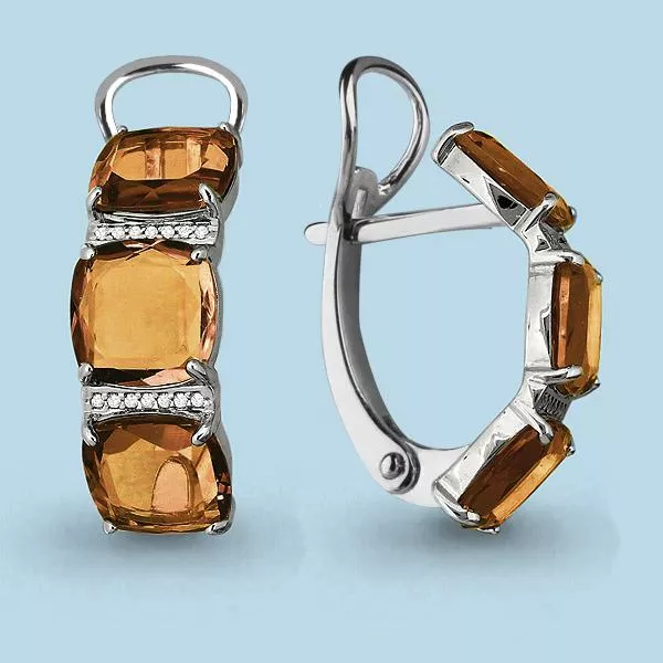 Серьги, артикул LV4441314А, серебро