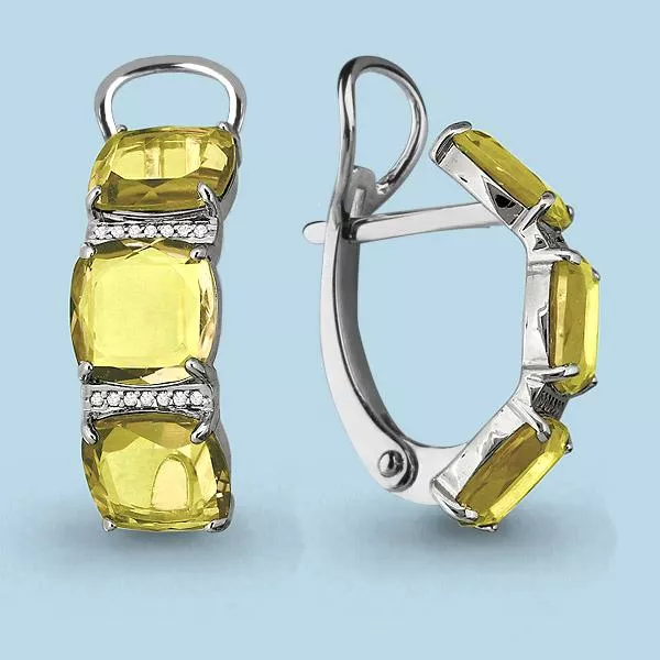 Серьги, артикул LV4441311А, серебро