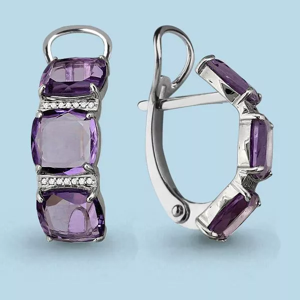 Серьги из серебра, артикул LV4441304А