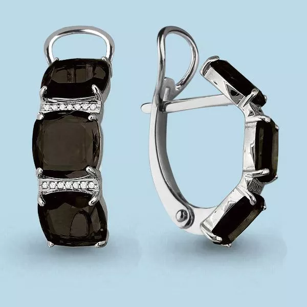 Серьги, серебро, артикул LV4441301А