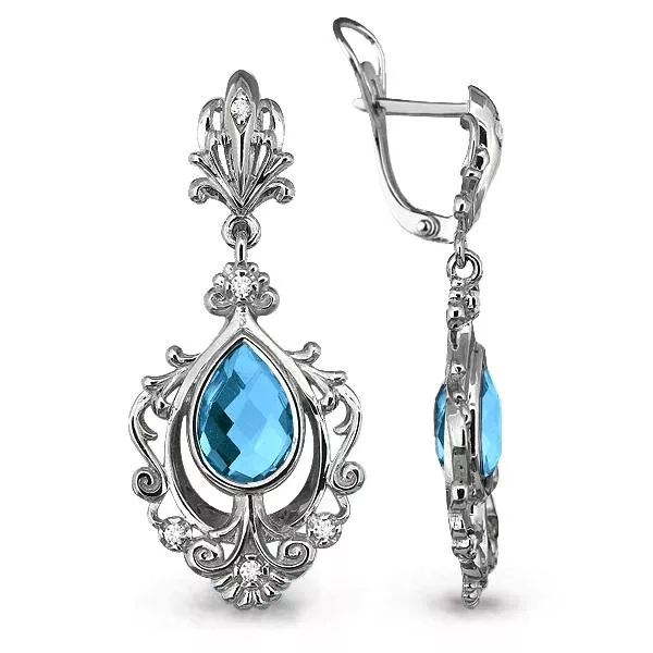 Серьги из серебра, артикул LV4441105