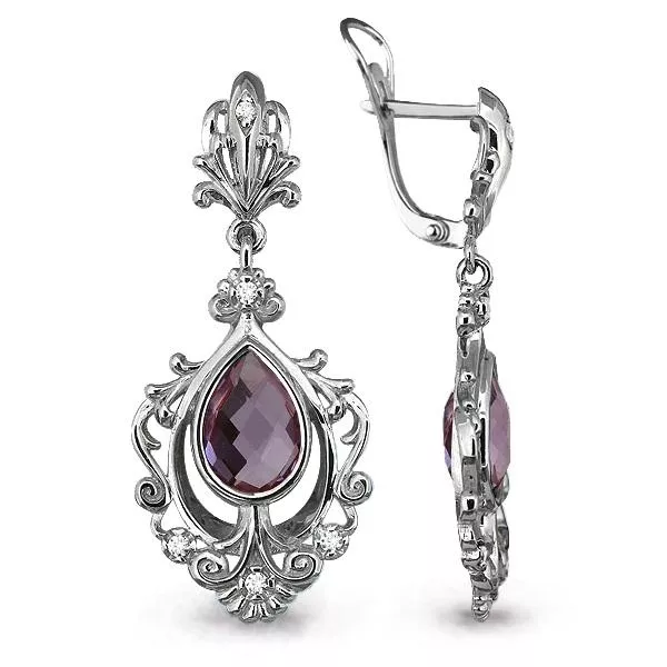 Серьги, серебро, артикул LV4441104