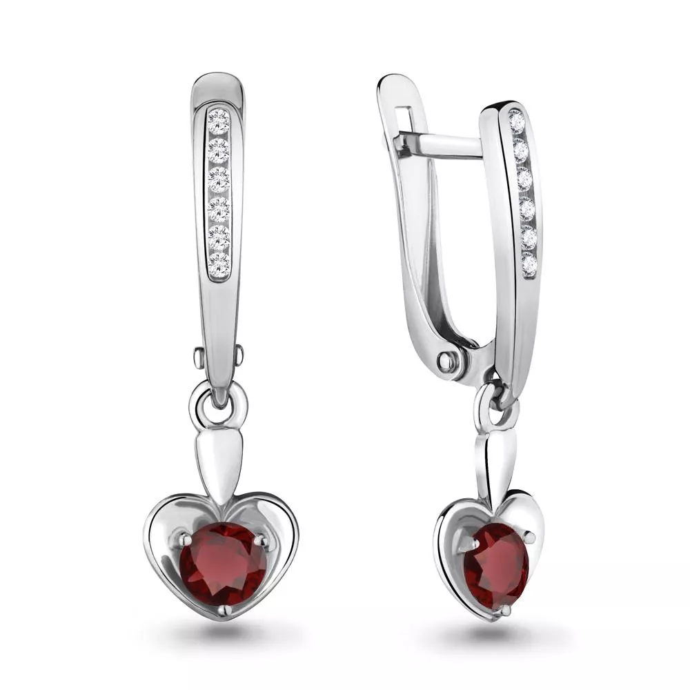 Серьги, серебро, артикул LV4440903А