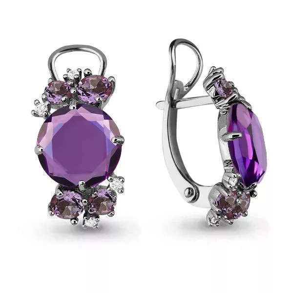 Серьги, серебро, артикул LV4440729А