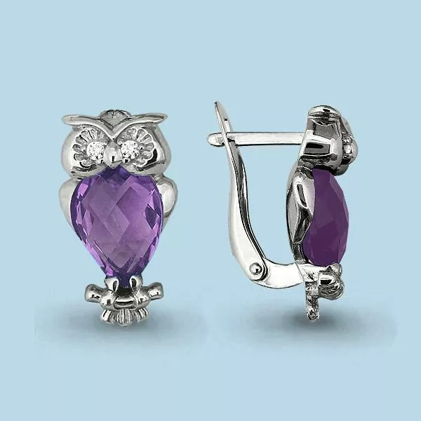 Серьги, серебро, артикул LV4439804