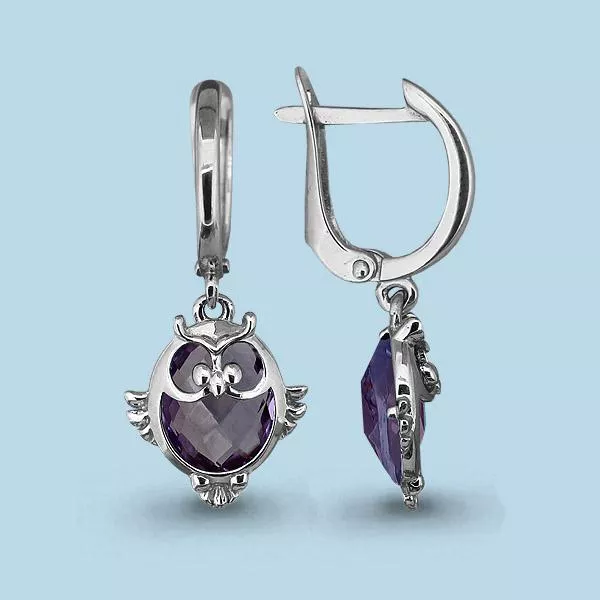 Серьги, серебро, артикул LV4439504