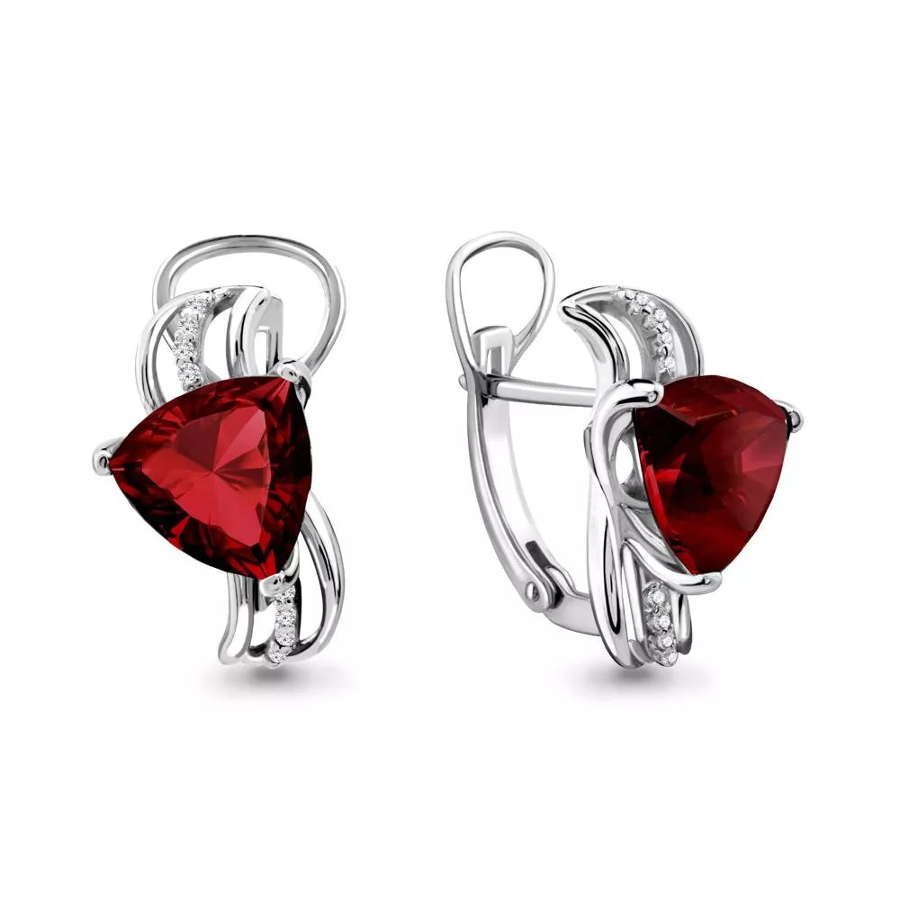 Серьги из серебра, артикул LV4439103А