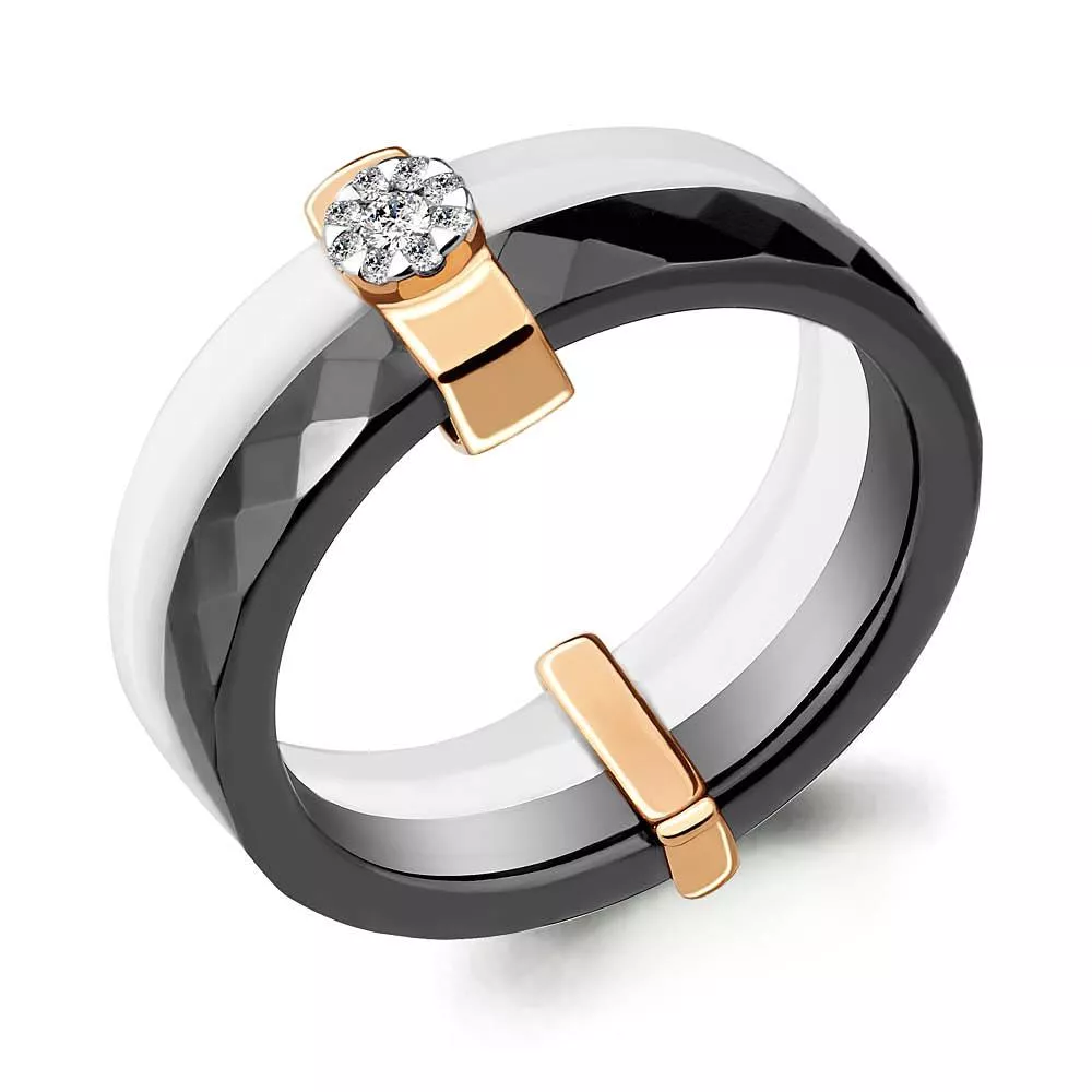 Кольцо, артикул LV963344Чк, золото