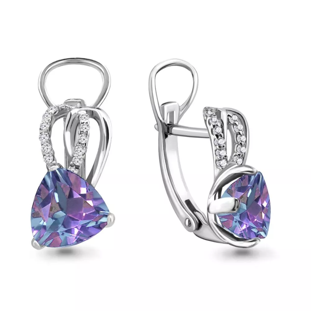 Серьги, серебро, артикул LV4438425А