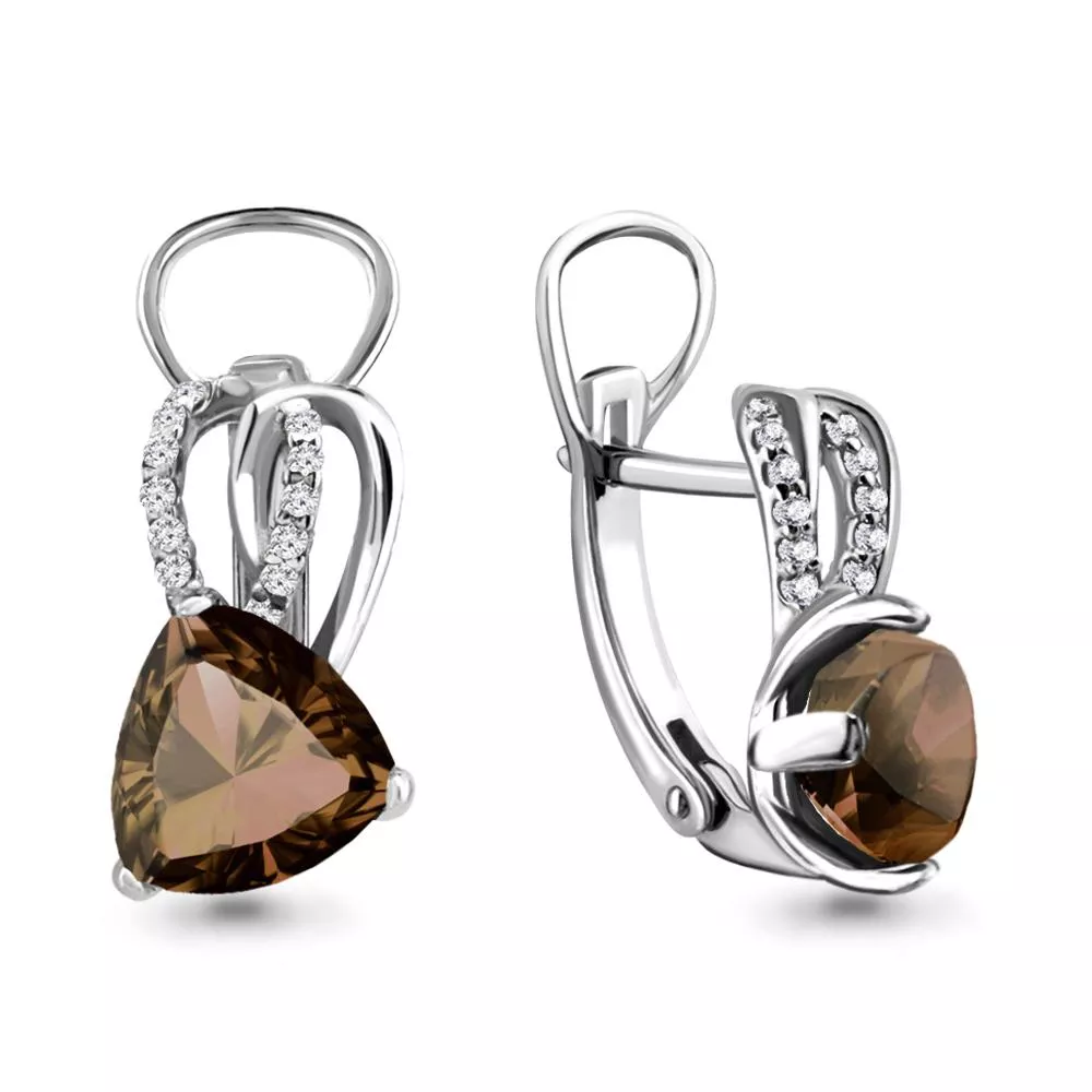 Серьги из серебра, артикул LV4438401А