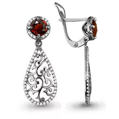 Серьги, артикул LV4437103А, серебро