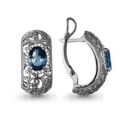 Серьги из серебра, артикул LV4436608А