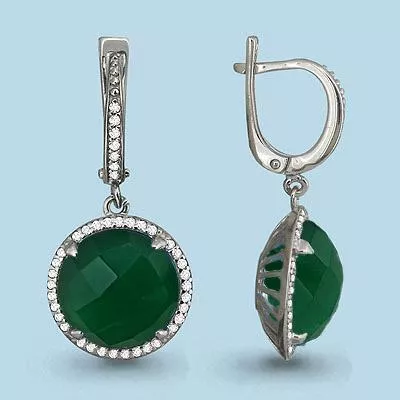 Серьги из серебра, артикул LV4436409А