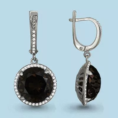 Серьги из серебра, артикул LV4436401А