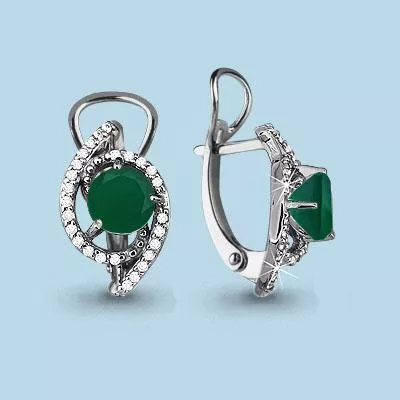 Серьги, артикул LV4434909А, серебро