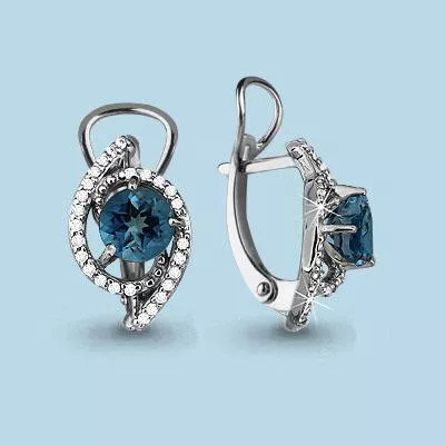 Серьги из серебра, артикул LV4434908А