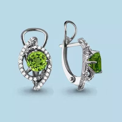 Серьги, серебро, артикул LV4434907А