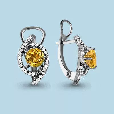 Серьги, артикул LV4434906А, серебро