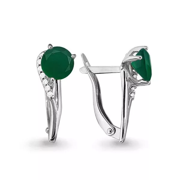 Серьги, серебро, артикул LV4434509А