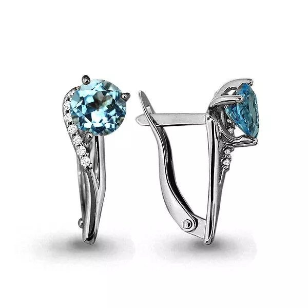 Серьги из серебра, артикул LV4434505А