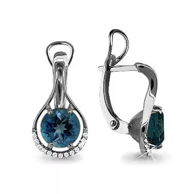 Серьги, серебро, артикул LV4431808А