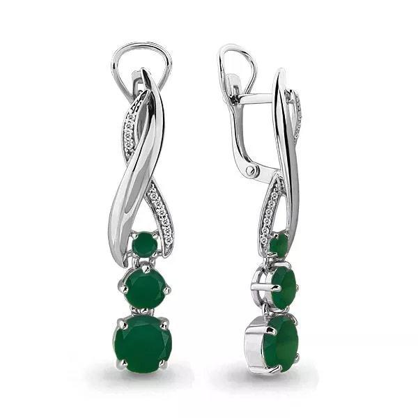 Серьги, артикул LV4431609А, серебро