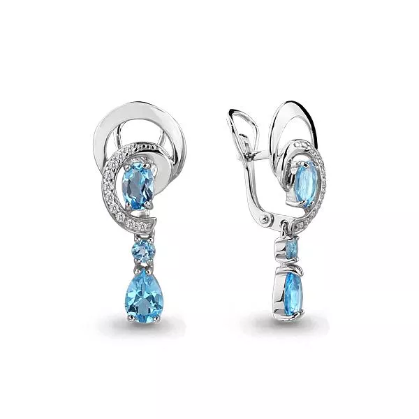 Серьги, артикул LV4431505А, серебро