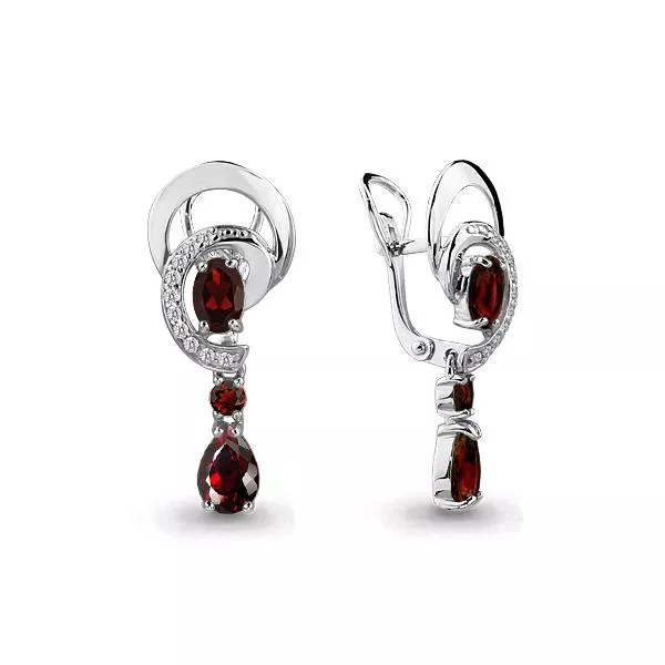 Серьги, серебро, артикул LV4431503А