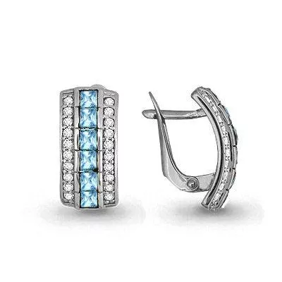 Серьги из серебра, артикул LV4430505А