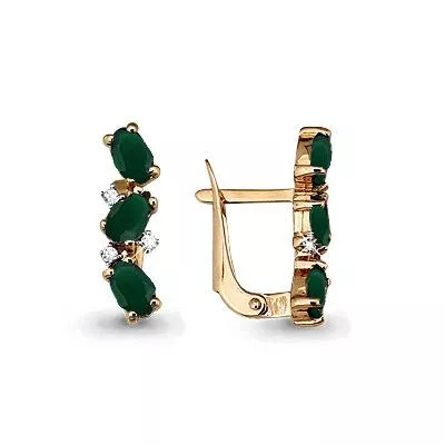 Серьги из серебра, артикул LV4429909А