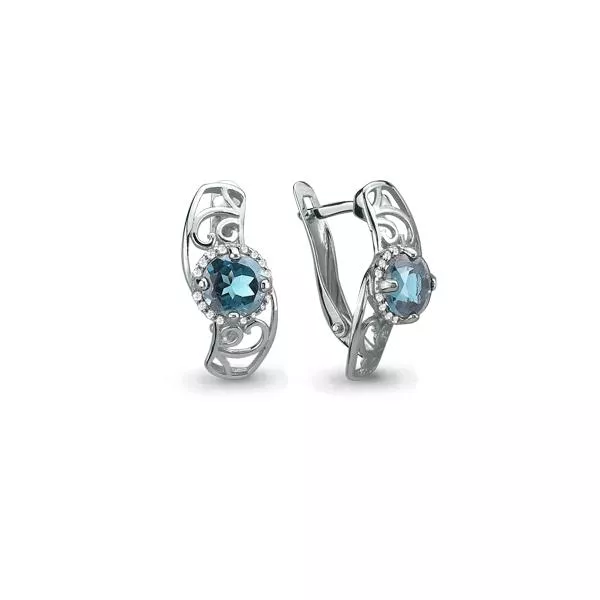 Серьги, серебро, артикул LV4429205А