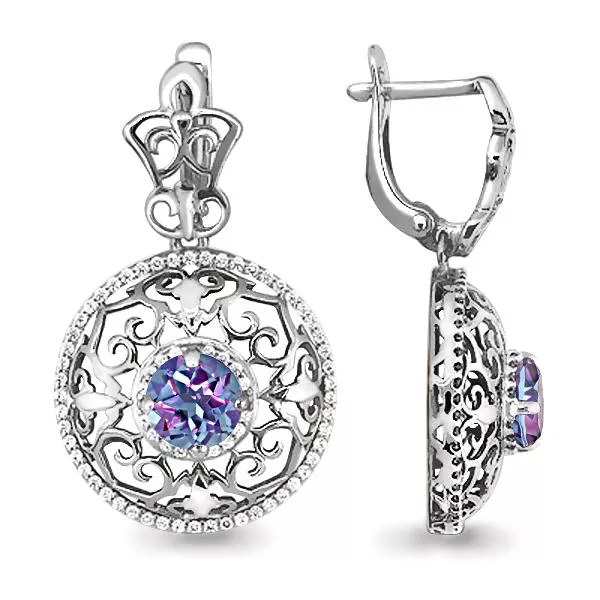 Серьги, серебро, артикул LV4429125А