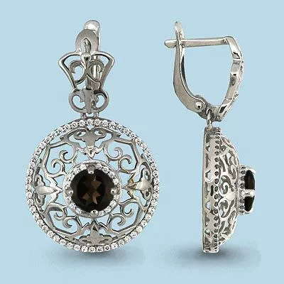 Серьги, артикул LV4429101А, серебро