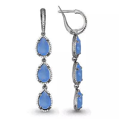 Серьги из серебра, артикул LV4428923А