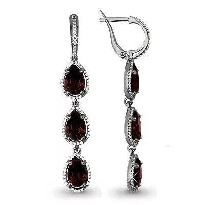 Серьги из серебра, артикул LV4428903А