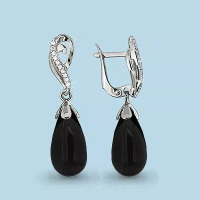 Серьги из серебра, артикул LV4427317А