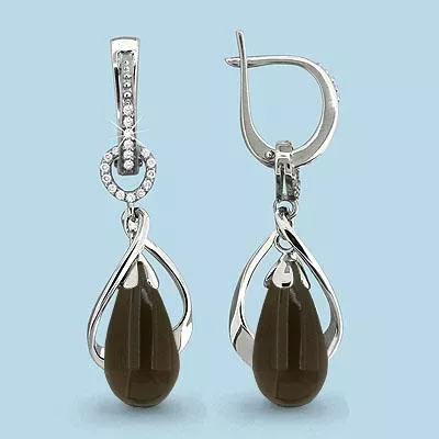 Серьги из серебра, артикул LV4426301А