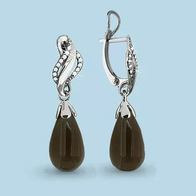 Серьги из серебра, артикул LV4426001А