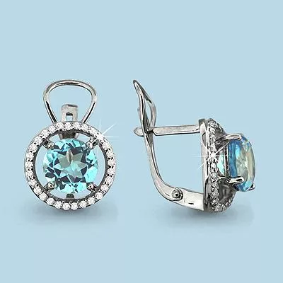 Серьги из серебра, артикул LV4424502А