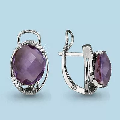 Серьги, серебро, артикул LV4423204А