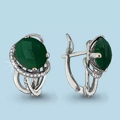 Серьги, серебро, артикул LV4422909А