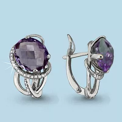 Серьги из серебра, артикул LV4422904А