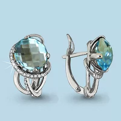 Серьги, артикул LV4422902А, серебро