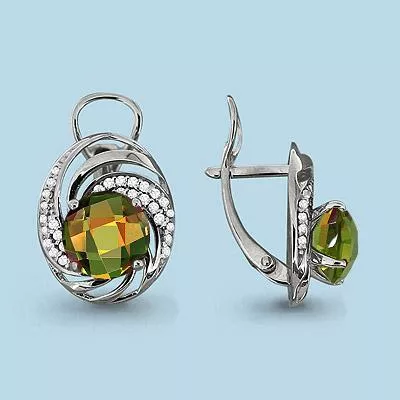 Серьги, серебро, артикул LV4422519А